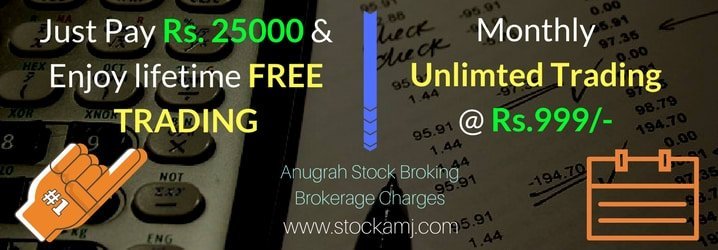 Anugrah stock broking brokerage charges