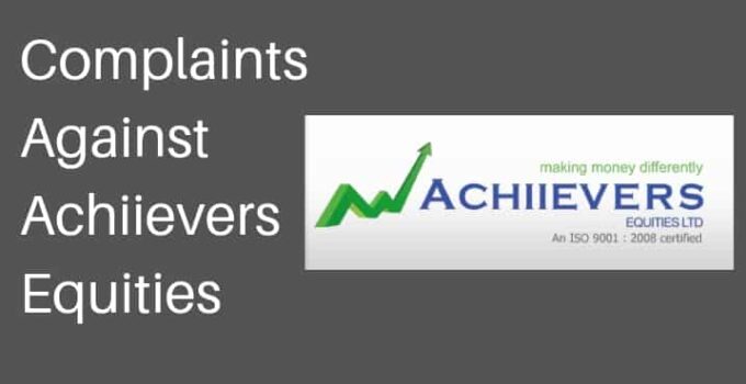 Achiievers Equities Ltd Complaints by Active Customers in NSE, BSE