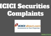 ICICI Securities Complaints by Active Customers in NSE, BSE