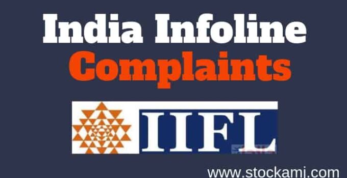 India Infoline Complaints by Active Customers in NSE, BSE