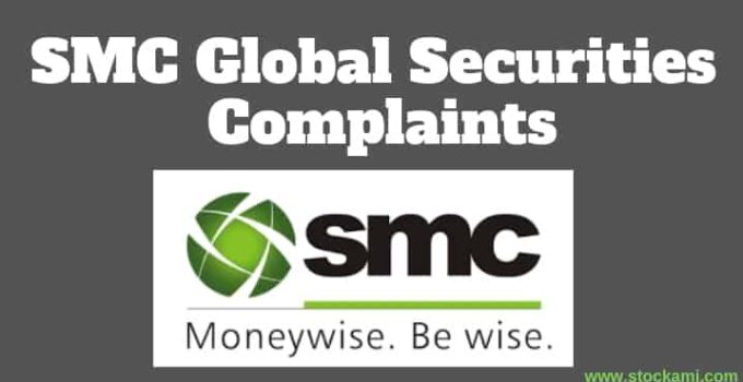 SMC Global Securities Complaints by Active Customers in NSE, BSE