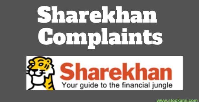 Sharekhan Complaint by Active Customers in NSE, BSE