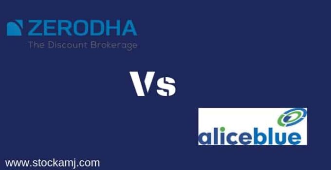 Zerodha Vs Alice Blue Online Discount Share Broker Comparison