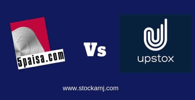 5paisa upstox discount share broker comparison