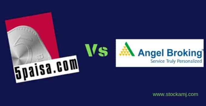 Angel Broking and 5paisa full service broker and discount stock broker side-by-side online compare