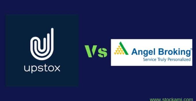 Angel Broking and Upstox Rksv securities full service broker and discount stock broker side-by-side online compare