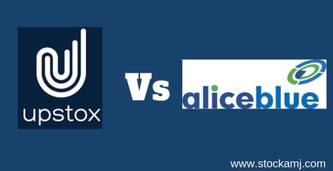 Upstox Alice Blue Online Discount share broker comparison