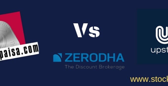 zerodha 5paisa Upstox discount broker comparisons