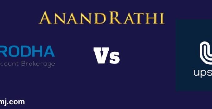 Anand Rathi Zerodha Upstox discount and full service stock broker compare