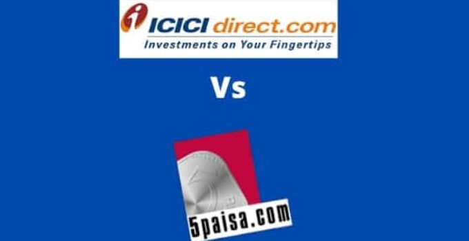 ICICI Direct vs 5paisa.com share broker comparison