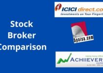ICICI Direct Vs 5piasa.com Vs Achiievers Equities Share Broker Comparison