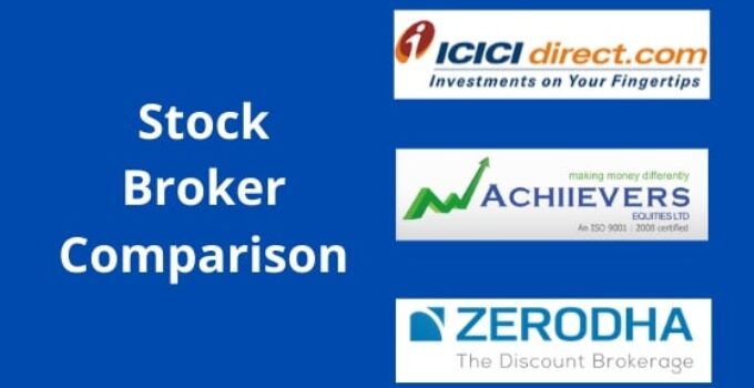 ICICI Direct Vs Zerodha Vs Achiievers Equities share broker comparison