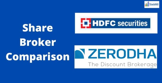 HDFC Securities Vs Zerodha Share broker comparison