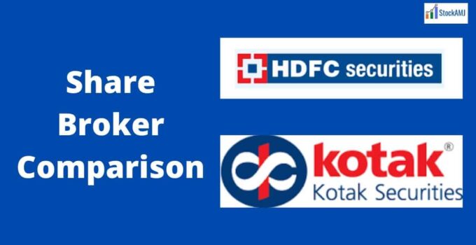 HDFC Securities Vs Kotak Securities Share broker comparison