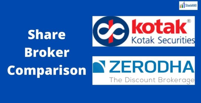 Kotak Securities Vs Zerodha Share broker comparison