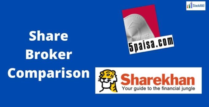 Sharekhan Vs 5paisa share broker comparison