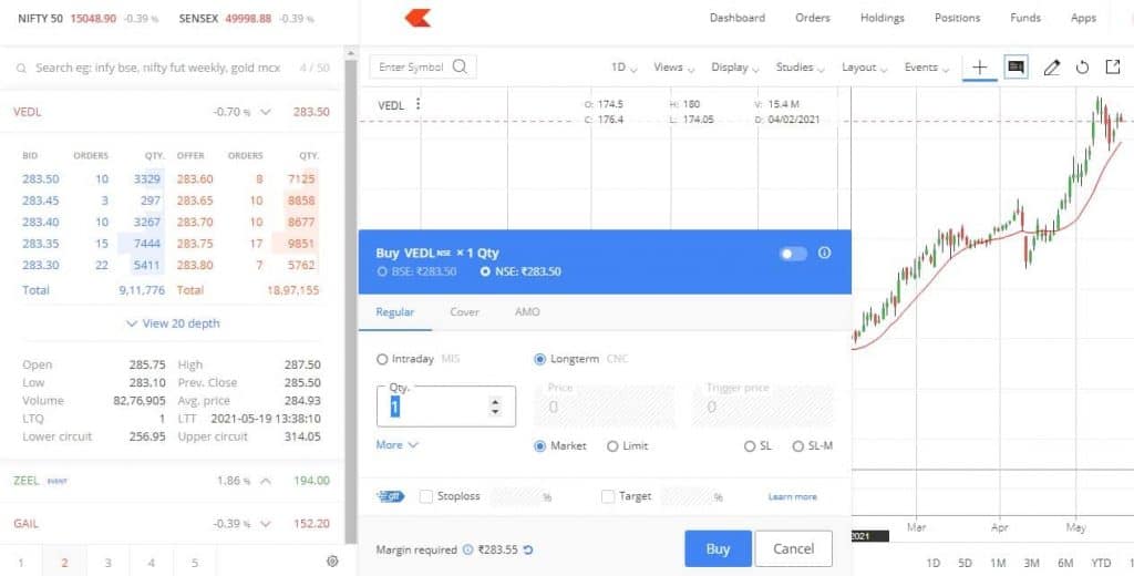 Web Based Trading Platform