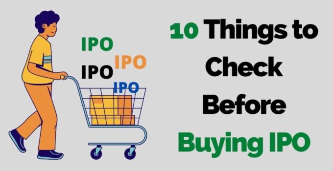 Things to consider before IPO Buying