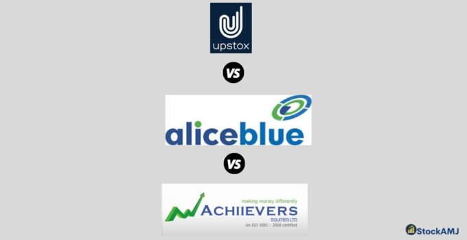 Upstox Vs Alice Blue Online Vs Achiievers Equities Share Broker Comparison