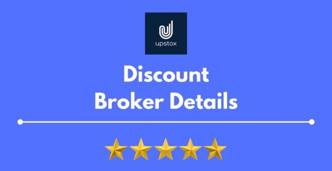 UPstox Discount Broker All Details 2022